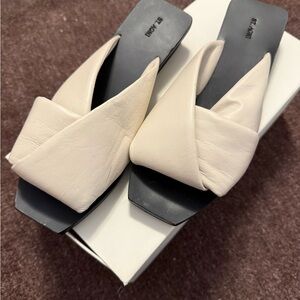 St. Agni Cream Women's Slide Sandals